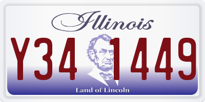 IL license plate Y341449