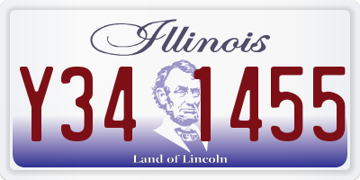 IL license plate Y341455