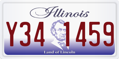 IL license plate Y341459