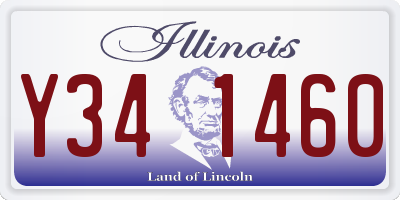 IL license plate Y341460