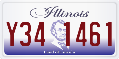 IL license plate Y341461