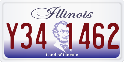 IL license plate Y341462