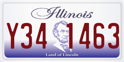 IL license plate Y341463