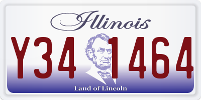 IL license plate Y341464