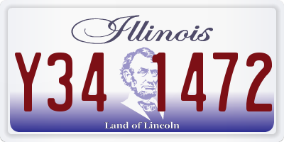 IL license plate Y341472