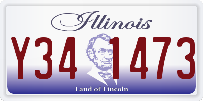 IL license plate Y341473
