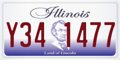 IL license plate Y341477