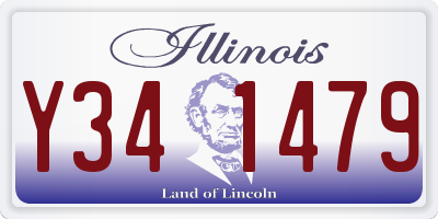 IL license plate Y341479