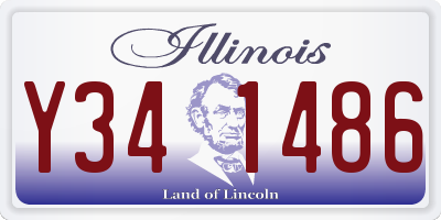 IL license plate Y341486