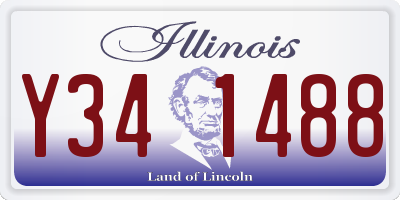 IL license plate Y341488