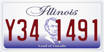 IL license plate Y341491