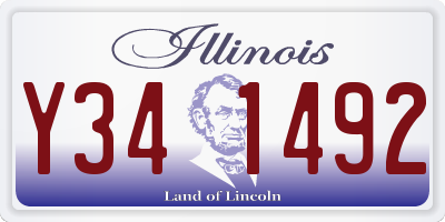 IL license plate Y341492