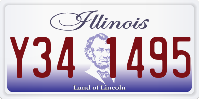 IL license plate Y341495