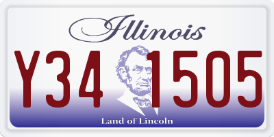 IL license plate Y341505