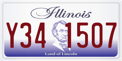 IL license plate Y341507