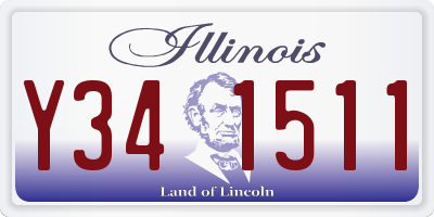 IL license plate Y341511