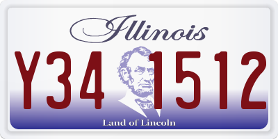 IL license plate Y341512