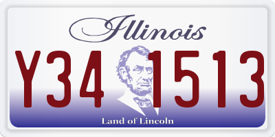 IL license plate Y341513