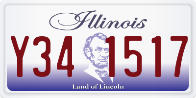 IL license plate Y341517