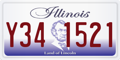 IL license plate Y341521