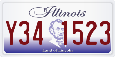 IL license plate Y341523