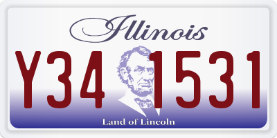 IL license plate Y341531