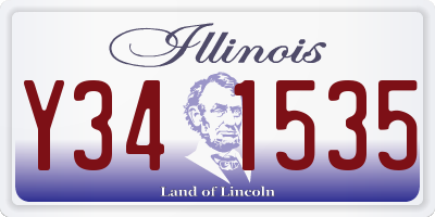 IL license plate Y341535