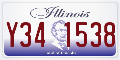 IL license plate Y341538
