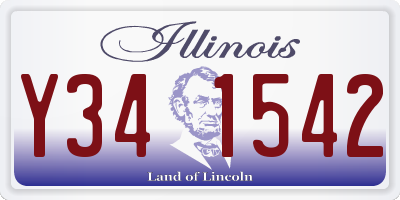IL license plate Y341542