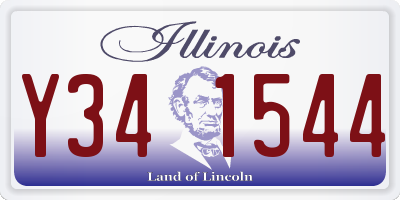 IL license plate Y341544