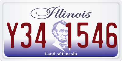 IL license plate Y341546