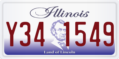 IL license plate Y341549