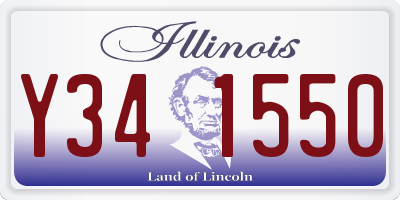 IL license plate Y341550