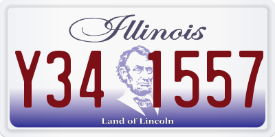 IL license plate Y341557