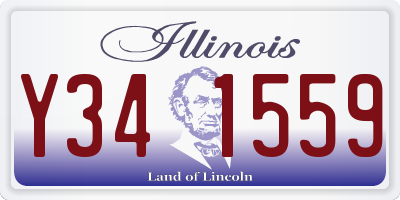 IL license plate Y341559