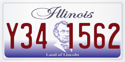 IL license plate Y341562