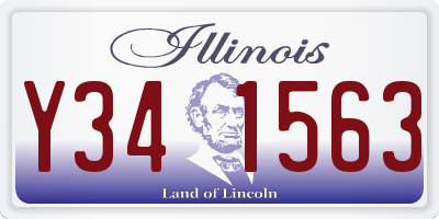 IL license plate Y341563
