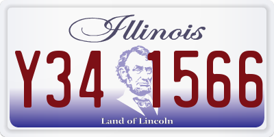 IL license plate Y341566