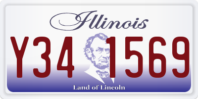 IL license plate Y341569
