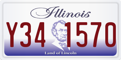 IL license plate Y341570
