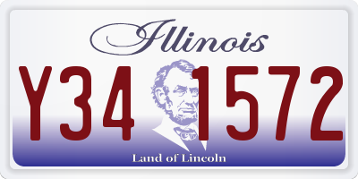 IL license plate Y341572