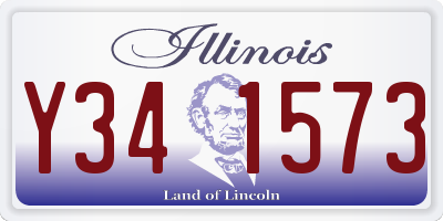 IL license plate Y341573