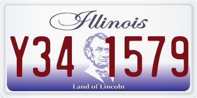 IL license plate Y341579