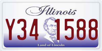 IL license plate Y341588