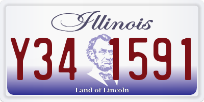 IL license plate Y341591