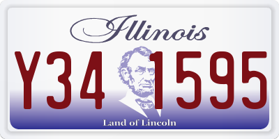IL license plate Y341595