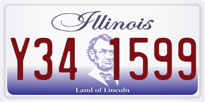 IL license plate Y341599