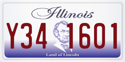 IL license plate Y341601