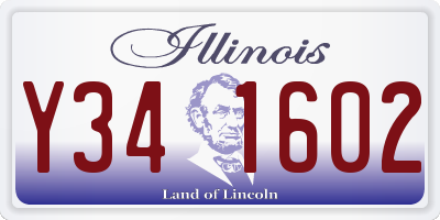 IL license plate Y341602