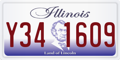 IL license plate Y341609
